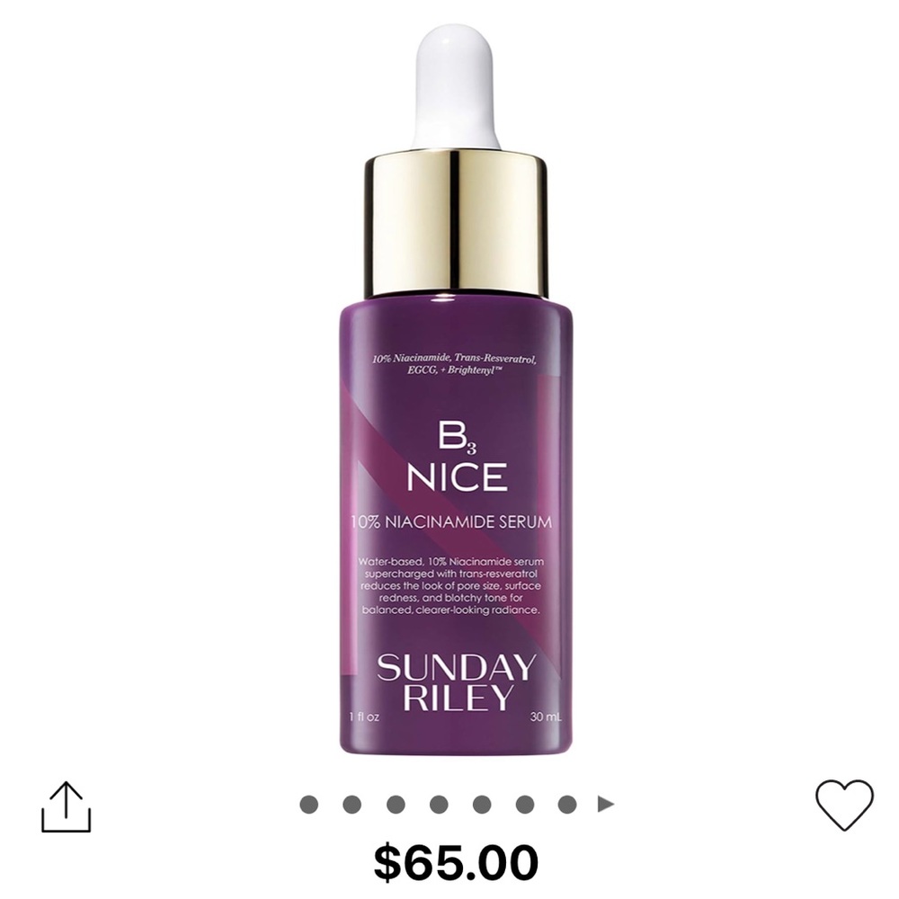 Sunday Riley B3 Nice 10% Niacinamide Serum